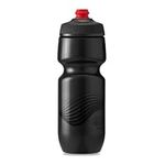 Polar Bottle - Breakaway - 24oz Wave, Charcoal & Black - Insulated Water Bottle for Cycling & Sports, Keeps Water Cooler Longer, Fits Most Bike Bottle Cages