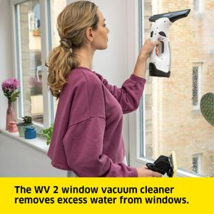 Kärcher WV 2 Plus Cordless Window Vac – Glass and Surface Cleaner