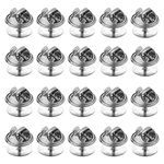 HEMOTON 150 Pairs Butterfly Clutch Tie Tacks Pin Back Replacement with Blank Pins for Craft Making