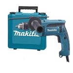 Makita HP1640K/2 240V 13mm Percussion Drill Supplied in A Carry Case