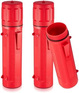 Zonon 2 Pcs Welding Rod Storage Tube 14 Inch Stick Welding Electrode Storage Tube Airproof Welding Rod Holder Waterproof Welding Rod Container for Welding Rod Canister(Red)