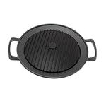 Natudeco Portable Hibachi Grill Smokeless Yakiniku Grill Mini Indoor Charcoal Grill for Camping Home Barbecue Picnics Japanese Tabletop Grilling