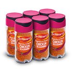 Schwartz Paprika & Onion Chicken Seasoning 50 G | Jar | Pack of 6 | Expertly Blended with Paprika, Onion & Parsley | Perfect with Chicken Dishes