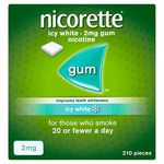 Nicorette Chewing Gum Icy White Gum 2mg Quantity 210