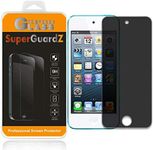 for iPod Touch 7 / iPod Touch 6 / iPod Touch 5 Tempered Glass Screen Protector [Privacy Anti-Spy], SuperGuardZ, 9H Anti-Scratch, Anti-Bubble [Lifetime Replacements]