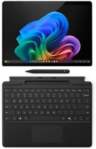 Microsoft Surface Pro 11 Bundle, 13" Copilot+ PC with Black Pro Keyboard & Slim Pen, Snapdragon X Plus, AI Tablet Essential Bundle for Surface Pro 11, 16GB RAM, 512GB SSD, Win 11 Pro