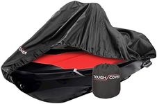 Tough Cover Premium Jet Ski Cover, Heavy Duty 600D Marine Grade Fabric, Covers Jet Ski Model up to 180" x 87" . Protection Against Water, Wind, Jet Ski Accessories……