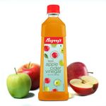 Bagrrys Apple Cider Vinegar with the Mother 750ml| Made with Premium Himalayan Apples| Raw, Unfiltered, Unpasteurized| Supports Strong Immunity, Weight Management, Hair Growth, Skin Health, Digestion| Non-GMO| No Added Sugar| No Added Colours, No Added Preservatives, Naturally Gluten Free