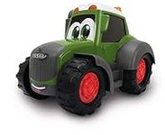 Dickie Toys Fendt Traktor Happy 203814008 Toy Tractor Green for Toddlers from 1 Year 25 cm, Multicoloured