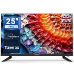 TeeView 25 inch Full HD/FHD 1080P Smart TV Tizen OS TV with Netflix Gaming Hub Dolby Audio, Made in the UK