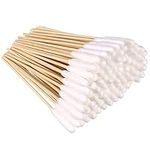 Cerolopy 100 Pieces Pet Dog Ear Cleaner Cotton Buds Animal Ear Cleaner Big Cotton Swab Sticks Cotton Buds for Cat Dog Ear Wax Infection Removal