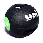 USI UNIVERSAL Medicine Ball, 787DH Rubber 6 Kg Medicine Ball with Double Grip, High Bounce, Textured Finish, Strong Core, Better Balance, Made Rubber with Textured Surface, High Bounce