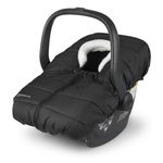 UPPAbaby CozyGanoosh for Aria and Mesa Infant Car Seat Carriers/Easily Attaches to Aria, Mesa, Mesa V2, Mesa Max/Ultra-Plush, Weather-Proof/Charcoal