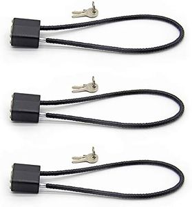 Mind and Action California DOJ-Approved Keyed 15'' Cable Gun Lock 3-Pack