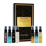 BELLAVITA Discovery Gift Set 7x8ML Eau De Parfum Perfume for Men with Woody, Fresh & Oud Long Lasting EDP Fragrance Scent