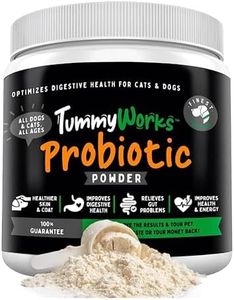 Probiotics for Dogs & Cats. Best Powder to Relieve Diarrhea Yeast Infections Itching Skin Allergies & Bad Breath. Boosts Immunity. Added Digestive Enzymes Improve Digestion. Made in USA 160 Scoops