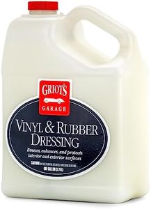 Griot's Garage Vinyl and Rubber Dressing for Car Detailing, Exterior and Interior Auto Cleaner and Protectant for Trim, Tires, Plastic, and More, 11175, One Gallon