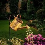 GLOBAL GOLDEN Solar Watering Can Light, LED Solar String Lights Waterproof Dual Mode Water Can Lights for Garden Patio Yard Pathway Lantern Plant Decoration