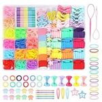 940Pcs Baby Hair Ties Set with Bow 
