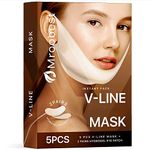 Mroobest V Line Shaping Face Mask, Double Chin Reducer Strap, V Line Face Lifting Mask, Lifting Hydrogel Collagen mask with Aloe Vera Extracts, Anti Aging and Anti-Wrinkle Strap, Chin Up Mask for Face Firming and Moisturizing