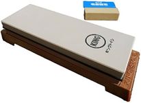 King Japanese Grit 1000/6000 Combination Sharpening Stone KW-65 and King #8000 Nagura Stone : Bundle - 2 Items
