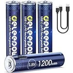 Deleepow Rechargeable AAA Batteries