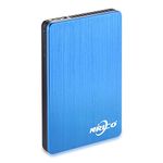 NRICO Portable External Hard Drive USB 3.0 HDD 2.5inch Storage Compatible for PC, Mac, Desktop,PS4 (500GB, Blue)