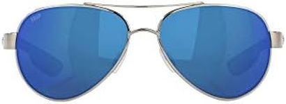 Costa del Mar Loreto Sunglasses Palladium w/White/Blue Mirror 580Plastic