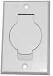 EFP Central Vacuum Inlet Valves for Beam Central Vac - White Round Door (4-Pack)