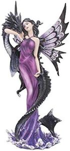 Nemesis Now Guardians Embrace - Figura Decorativa (29 cm), Color Morado