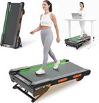 Vitalwalk Walking Pad with Incline,Wide Full Deck Treadmills for Home Office with Auto Incline, Portable Under Desk Treadmill 159KG Capacity, Vertical Storage Small Spaces, Quiet, Black, Standard
