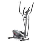 Sunny Health & Fitness Performance Compact Elliptical Machine for Home Use, with 8-Level Adjustable Resistance, Pulse Sensor, Enhanced Bluetooth Connectivity - SF-E320033