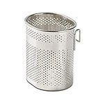 HOME&I Kitchen Utensil Holder-Drying Rack Basket Organizer Utility Sturdy Stainless Flatware Silverware Cutlery Storage for Kitchen Dining (Small-Oval)