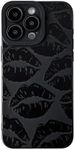 FLIRACON Black Lips Print Soft Phone Case Compatible with iPhone Case (Black,iPhone 11)