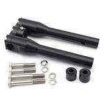 TARAZON 1 Inch Handlebar Riser 10 Inch or 11 Inch Club Style for Harley Davidson Dyna Street Bob Softail Sportster