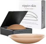 Nippies Nipple Cover - Sticky On Two Sides Adhesive Silicone Nipple Pasties - Reusable Pasty Nipple Covers for Women with Travel Box Coco Size 1