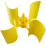 CLUB BOLLYWOOD® Mini Vertical Wind Generator Micro Wind Turbines Blades Generator Set Kits| Alternative & Solar Energy | Wind Generators| Wind Generators|1 Set of Wind Generator Kits