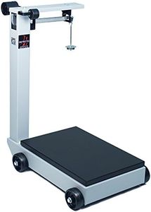 Detecto 854F100P Portable Mechanical Floor Scales, 19" x 28", 1,000 lb. Capacity