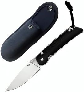 Wilora D2 Steel Folding Knife with Paracord Lanyard & Sheath - Ideal EDC Pocket Knife for Men