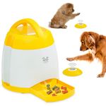 Arf Pets Dog Treat Dispenser with Remote Button – Dog Memory Training Activity Toy – Treat While Train, Promotes Exercise by Rewards, Improves Memory & Positive Training for A Healthier & Happier Pet