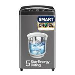 Godrej Smart Choice 7 Kg 5 Star, AI Tech, Fabrisafe Steel Drum, Magic Lint Filter, Fills Tub At ~0 Water Pressure, Fully-Automatic Top Load Washing Machine (WTEON ALP 70 5.0 FDUN GPGR, Graphite Grey)