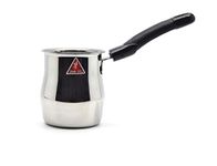 JEE ALTO Stainless Steel Tea Coffee Warmer Pot/Milk Pan with Handle_900ML