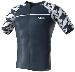 SLS3 Bike Jersey for Men Cycling – Men's Cycling Jersey Short Sleeve – Road Bike Shirts for Performance & Comfort, Lightweight Race-Day Fit (Elite Fusion SLS - Navy, X-Large)