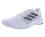 adidas Crazyflight, White/Grey/White, 7.5