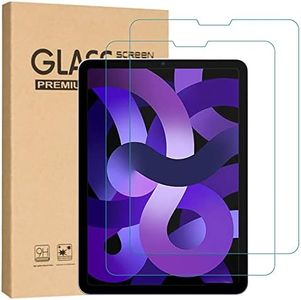 [2 Pack] T Tersely Screen Protector for iPad Pro 11-inch (2022/2021/2020/2018 Models)/iPad Air 5 2022/iPad Air 4 2020 (10.9 inch), Tempered Glass Protective Film Guard for iPad Air 5th 4th