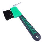 Rubber Horse Pick Brush Horse Grooming Tools Horse Hoof Pick Brush with Non-Slip Handle Grip Portable Reusable for Hoof Care and Claw Care for Horse Sheep Cattle Used on Farm and Pasture