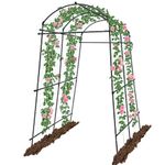 7FT Garden Arch Trellis for Climbing Plants Outdoor, Kalolary Extra Large Garden Tunnel Trellises Metal Garden Cucumber Trellis Indoor for Climbing Vines Vegetable Garden Squash Arbors Plant Support