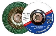 MLD CFWAP200 4 Inch Grinding Wheel Disc For Angle Grinder 100x6x16mm for Grinding, Steel,Cast Iron and Sheet Metal suitable for small grinders (Size 4 inch,Multicolour) pack of-25