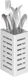 PUSDON Over Sink Dish Drying Rack Parts - Cutlery Silverware Utensil Holder (White)