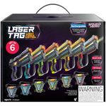 Rechargeable Laser Tag Set for Kids, Teens & Adults, with Gun & Vest Sensors - Fun Ideas for Age 8+ Year Old - Teen Boy Games - Outdoor Teenage Activities for Boys & Girls - Kids Gifts (6 Pack)